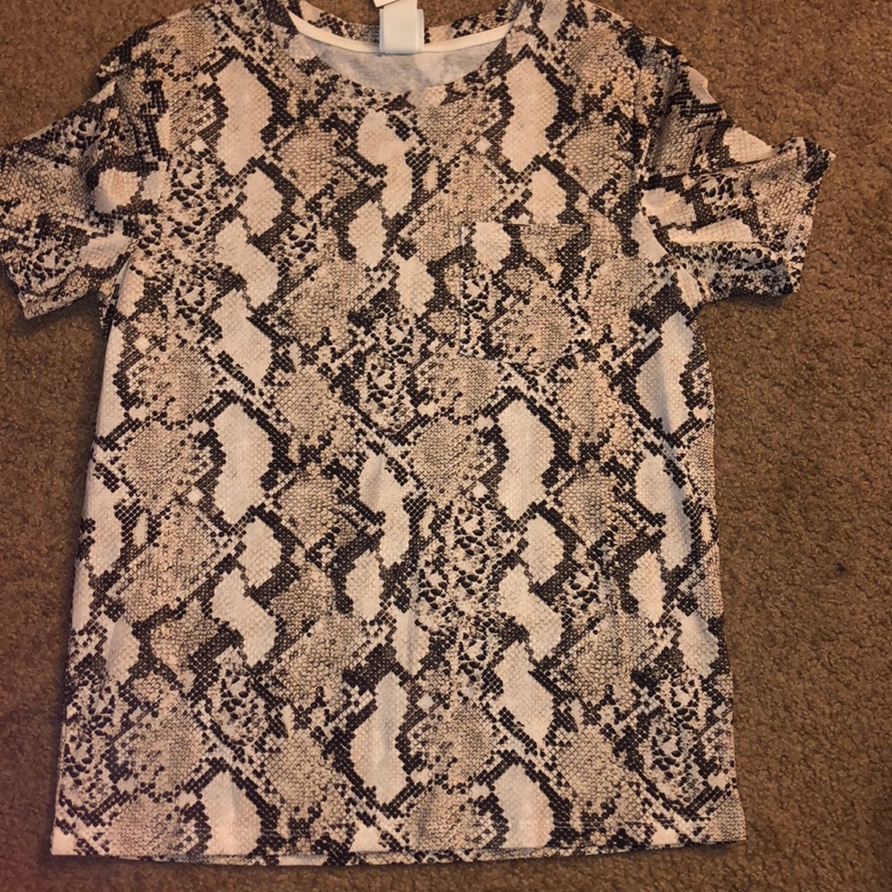 Cotton snake skin print